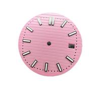YELEMEABHB Orologio da 30,5 mm for quadrante sfumato, cassa subacquea modificata, luminosa, verde, accessori for for NH35/NH36 comporre(A4)