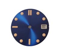 YELEMEABHB Quadrante da 28,5 mm for for automatico NH35/36, modello Lume verde comporre(B4 Blue Sunburst)