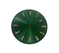 YELEMEABHB Quadrante dell'orologio da 29,5 mm modificato, accessori for orologi uomo, adatto for movimenti 8215/8200/821A, for for MingZhu 2813 comporre(Green Sunburst)