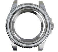 YELEMEABHB Ricambi for orologi da 40 mm, corona a vite, adatti for Seiko NH35 NH36 8215, movimento ETA 2824, quadrante da 28,5 mm, zaffiro, resistenza 20 ATM. Cassa dell'orologio(Glass Bottom Cover 2,