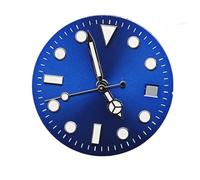 YELEMEABHB Set di accessori ricambio for orologio for quadrante da 29 mm, superficie luminosa blu + lancette luminose verdi for for 8215/8200/821A/2813 comporre(Blauw)