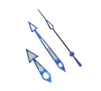YELEMEABHB SKX007 Punte di freccia adatte for lancette di orologi for movimento automatico NH34 35 36 38 70 mano(Shiny Blue)