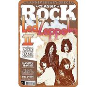 Yelenacca Targa da parete in latta, targa da parete con scritta in lingua inglese "Led Zeppelin", decorazione da parete in stile vintage, divertente, 20,3 x 30,5 cm