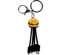 YELLO KOKO YKCBLANDYBURGERB - Cbl Andy da USB-A a USB-C/Micro/Light 15 cm Bur...
