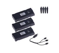 (Yellow) 3.7v 3600mah Battery And Charger Compatible E88 E88pro E88max E525 E99 E99pro P1 P5pro K3 S1 P8 Mini Uav Drone Battery Rc Parts