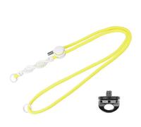 (Yellow) Adjustable Camera Lanyard for Insta360 X3 X4 GoPro Pocket 3 with 1/4in Screw Anti-Lost Strap-kt