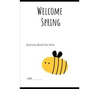 Yellow and Black Cute Kindergarten Spring Activity Book