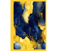 Yellow and Marble Style Notebook Journal Size: 7x10 inches | 140 Lined Pages| Great For: Men -Women-Teens-Professional Clients -College Students- Christian Women and More