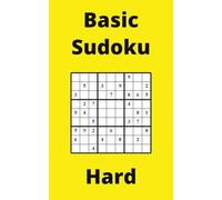 Yellow Basic Sudoku Book, 9x9 Puzzles, 150 Pages, 5x8, Hard