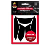 Yellow Bear© Easy Replica Shark Spartan Kit 5 Adesivi Riflettenti Riposizionabili per Casco Moto 3M™ Technology (1)
