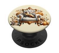 Yellow Bee Accessories For Women Bee Keepers And Queen Bee PopSockets PopGrip Adesivo