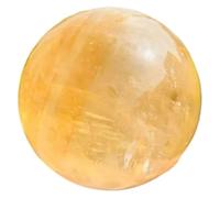 Yellow Calcite Sphere Crystal Ball Quartz Gemstone Decoration 1pc 5-6cm