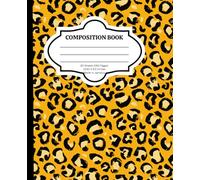 Yellow Cheetah Vibes - Composition Notebook: Trendy Wild Print Notebook | 160 Pages | Wide-Ruled | Fierce & Fabulous for School, Notes & Journaling