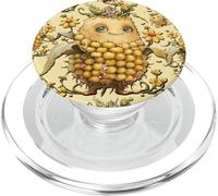 Yellow Corn On The Cob Decor For Girls And Farmer Whimsical PopSockets PopGrip per MagSafe