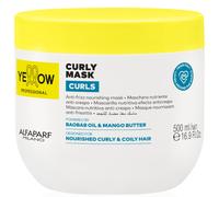 Yellow Professional Curls Curly Mask 500ml - maschera nutriente capelli ricci e mossi