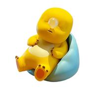 Yellow Dragon Figurine - Adorable 3D Cartoon Car Dashboard Ornament, Hand Painted Miniature Dragon Collectible, Strong Resin Desktop Decoration, Ideal for Home Office or Workplaces