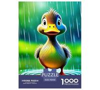 Yellow Duck 1000 Pezzi Cute Animals Puzzle Adulti Impegnativo E Difficile Per Qualità Premium Per Adulti E Bambini Da 14 Anni E Più Puzzle Per Gioco Familiare, Festa Aziendale Regalo Giocattolo Color