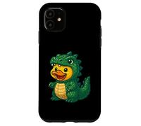 Yellow Duck Dragon Animal Lover Zoo Ragazzi Ragazze Bambini Custodia per iPhone 11