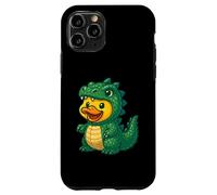 Yellow Duck Dragon Animal Lover Zoo Ragazzi Ragazze Bambini Custodia per iPhone 11 Pro