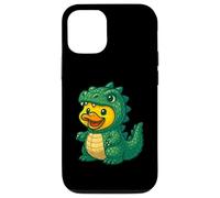 Yellow Duck Dragon Animal Lover Zoo Ragazzi Ragazze Bambini Custodia per iPhone 12/12 Pro