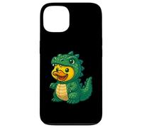 Yellow Duck Dragon Animal Lover Zoo Ragazzi Ragazze Bambini Custodia per iPhone 13