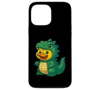 Yellow Duck Dragon Animal Lover Zoo Ragazzi Ragazze Bambini Custodia per iPhone 13 Pro Max