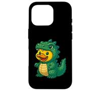 Yellow Duck Dragon Animal Lover Zoo Ragazzi Ragazze Bambini Custodia per iPhone 16 Pro