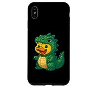 Yellow Duck Dragon Animal Lover Zoo Ragazzi Ragazze Bambini Custodia per iPhone XS Max