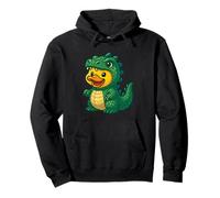 Yellow Duck Dragon Animal Lover Zoo Ragazzi Ragazze Bambini Felpa con Cappuccio