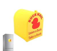 Yellow Duck Magnets, Funny Cartoon Mailbox Decorations, Vibrant Magnetic Home Accent, Yellow, Whimsical Animal Design, Set of 1 Magnet, Bright Cute Theme, for Fridge, Locker, Party Seasonal Gift