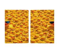 Yellow Ducky - Porta passaporto ultra sottile in pelle PU, organizer per documenti da viaggio, compatto, di alta qualità, internazionale, per donne e uomini