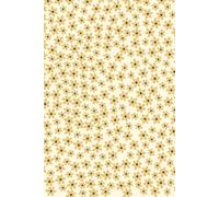 Yellow Floral Notebook College Ruled: Cute Daisy Aesthetic Journal, Soft Summer Flower Notebook Journal