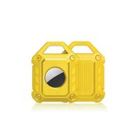 (yellow) For Apple AirTag Protective Case TPU Cover Air Tag Tracker Loop Holder Key NEW