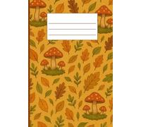 Yellow Forest Mushrooms Composition Notebook - College Ruled - 6" x 9" - 120 Pages