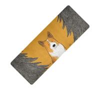 Yellow forests All Is Well stampato tappetino da yoga pieghevole spessore 1 mm per casa palestra antiscivolo, con borse tapete para ejercicio 180,3 x 66 cm