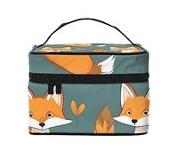 Yellow Fox - Trousse da viaggio per cosmetici da viaggio per uomini e donne, adatta per articoli da toeletta, Nero , Taglia unica