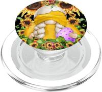 Yellow Gnome In Easter Chick Costume For Sunflower Lovers PopSockets PopGrip per MagSafe