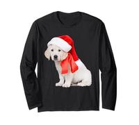 Yellow Lab Puppy Image, Simpatico Cane Natalizio, Labrador Retriever Maglia a Manica