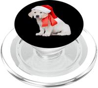 Yellow Lab Puppy Image, simpatico cane natalizio, Labrador Retriever PopSockets PopGrip per MagSafe