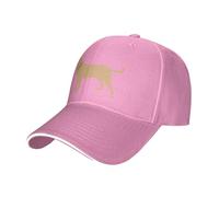 Yellow Labrador Retriever Unisex Hip Hop cap Protezione UV con Visiera Moda Cappellino Baseball for all'Aria Viaggio Golf