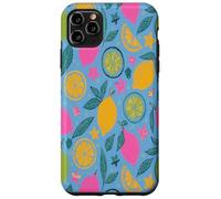 Yellow Lemons Italian Summer Fruit and Flower Vibes Custodia per iPhone 11 Pro Max