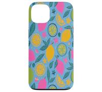 Yellow Lemons Italian Summer Fruit and Flower Vibes Custodia per iPhone 13