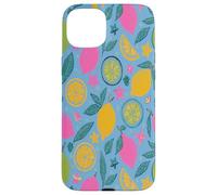 Yellow Lemons Italian Summer Fruit and Flower Vibes Custodia per iPhone 15 Plus