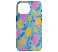 Yellow Lemons Italian Summer Fruit and Flower Vibes Custodia per iPhone 16 Pro Max