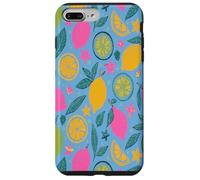 Yellow Lemons Italian Summer Fruit and Flower Vibes Custodia per iPhone 7 Plus/8 Plus