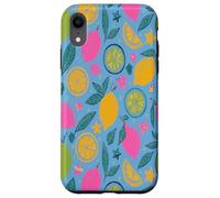 Yellow Lemons Italian Summer Fruit and Flower Vibes Custodia per iPhone XR