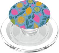 Yellow Lemons Italian Summer Fruit and Flower Vibes PopSockets PopGrip per MagSafe
