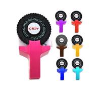 (Yellow)Mini Label Printer, Label Embossing Device With 2 Adhesive Rolls, Portable Small Hand Label Printer For Home Supplies Office