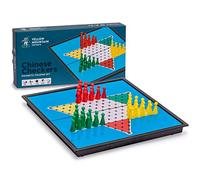 Yellow Mountain Imports, Set Dama Cinese Magnetica Halma da Viaggio, 24,8 centimetro, Gioco da Tavolo Pieghevole e Portatile