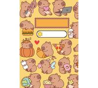 Yellow Pastel Capybara Bullet Journal: Kawaii Animal Notebook with Matte Cover and 120 Dotted Pages for Scrapbookers, Teens, College Students, and ... Stationery and Playful Everyday Planning